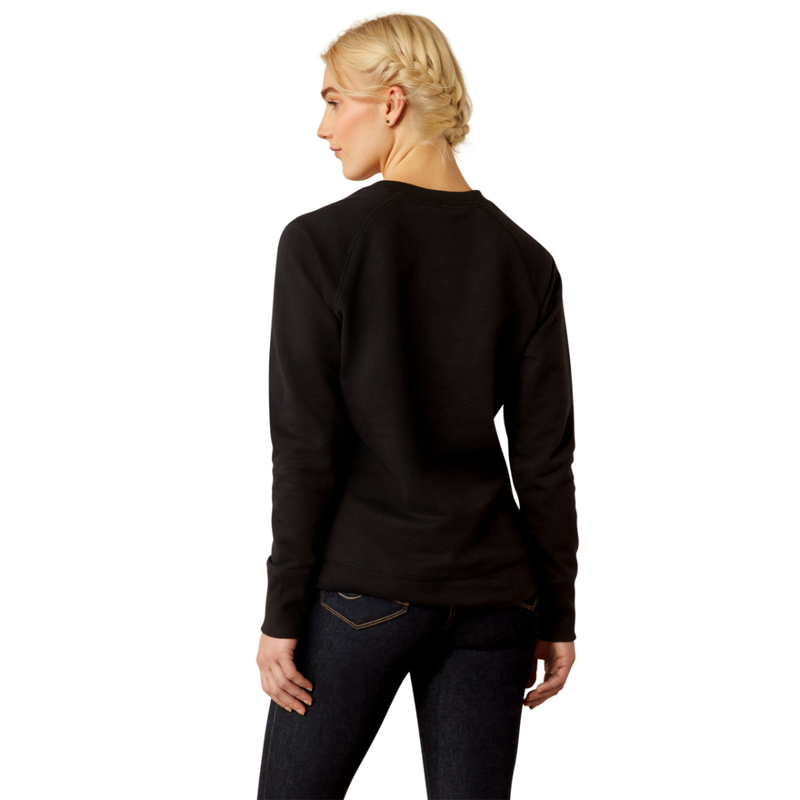Ariat Women's Benicia Team Sweatshirt - Black-1