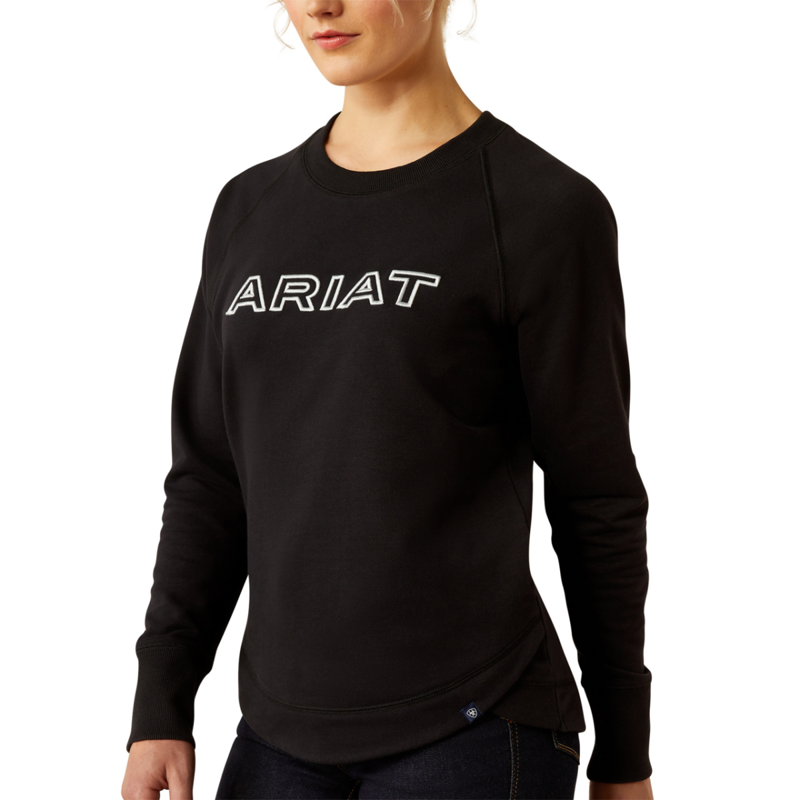 Ariat Women's Benicia Team Sweatshirt - Black-2