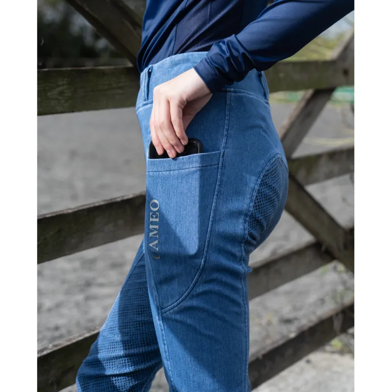 Cameo Junior Performance Denim Tights - Denim