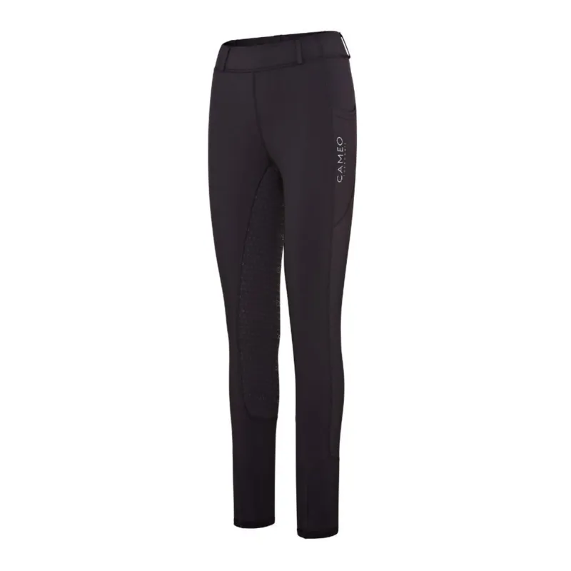 Cameo Junior ThermoDry Riding Tights - Black