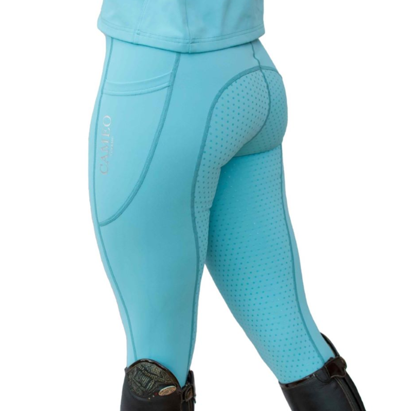 Cameo Ladies Thermo Tights - Cornflower-1