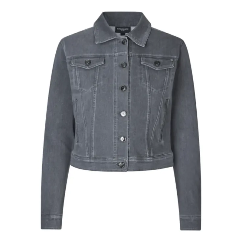 Kingsland KLKayce Ladies Denim Jacket - Denim Gray