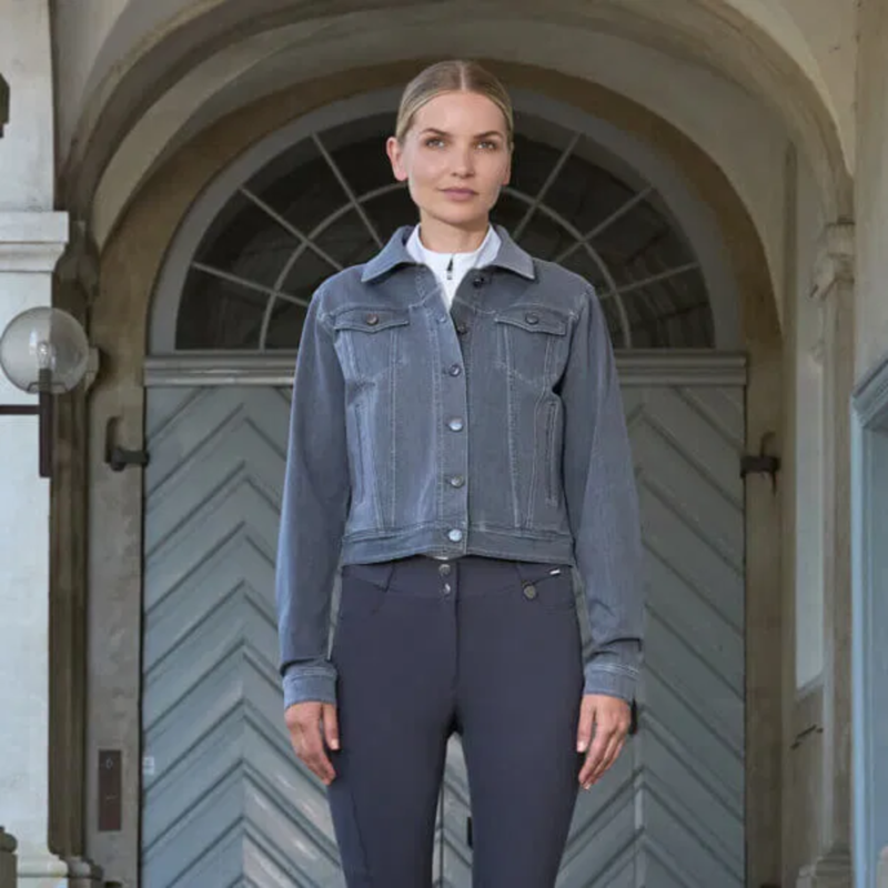 Kingsland KLKayce Ladies Denim Jacket - Denim Gray-2