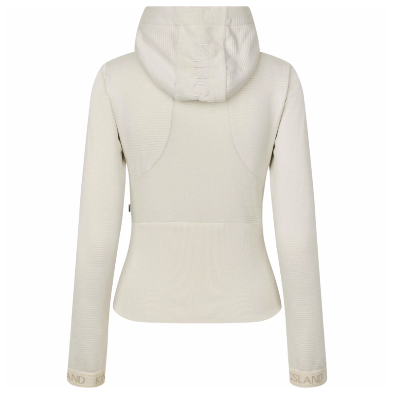 Kingsland KLNena Ladies Fleece Jacket - Beige Rainy Day-1