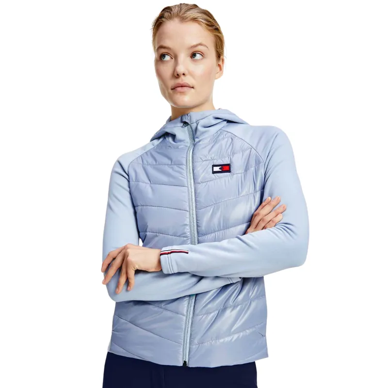 Tommy Hilfiger Women's Hooded Bodywarmer Jacket - Moonstone