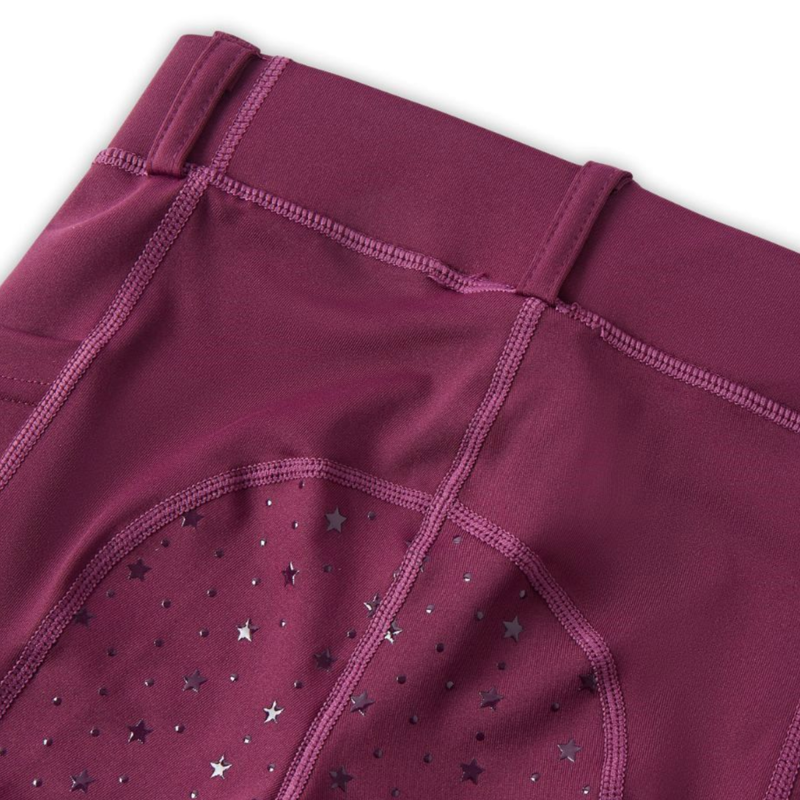 Cameo Junior Performance Riding Tights - Purple-1