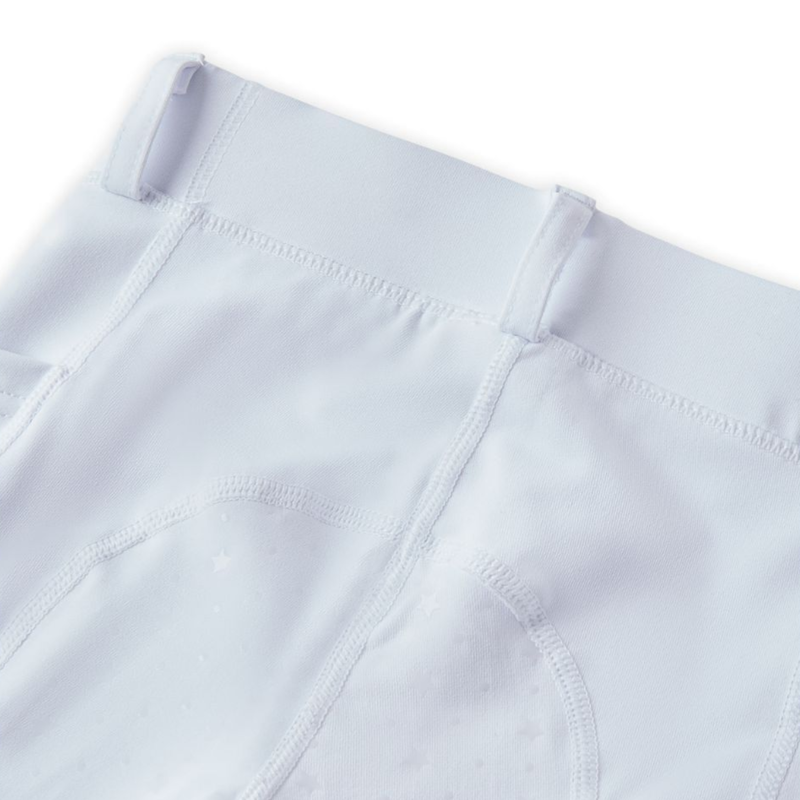 Cameo Junior Performance Riding Tights - White-1