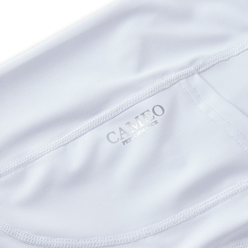 Cameo Junior Performance Riding Tights - White-2