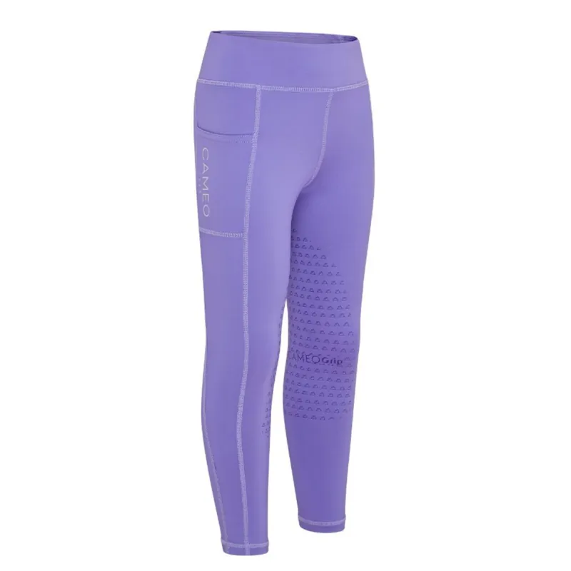 Cameo Junior Core Riding Tights - Purple
