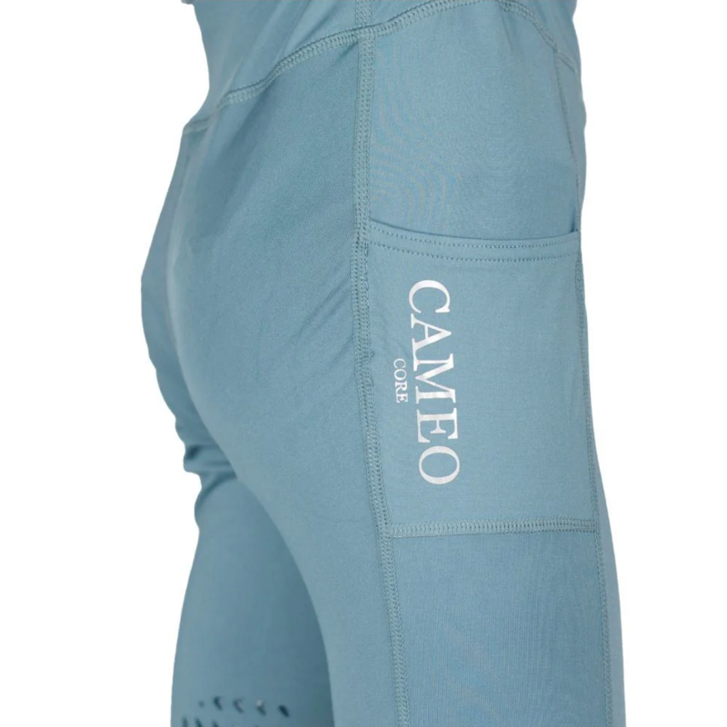 Cameo Junior Core Riding Tights - Cloud Blue-1