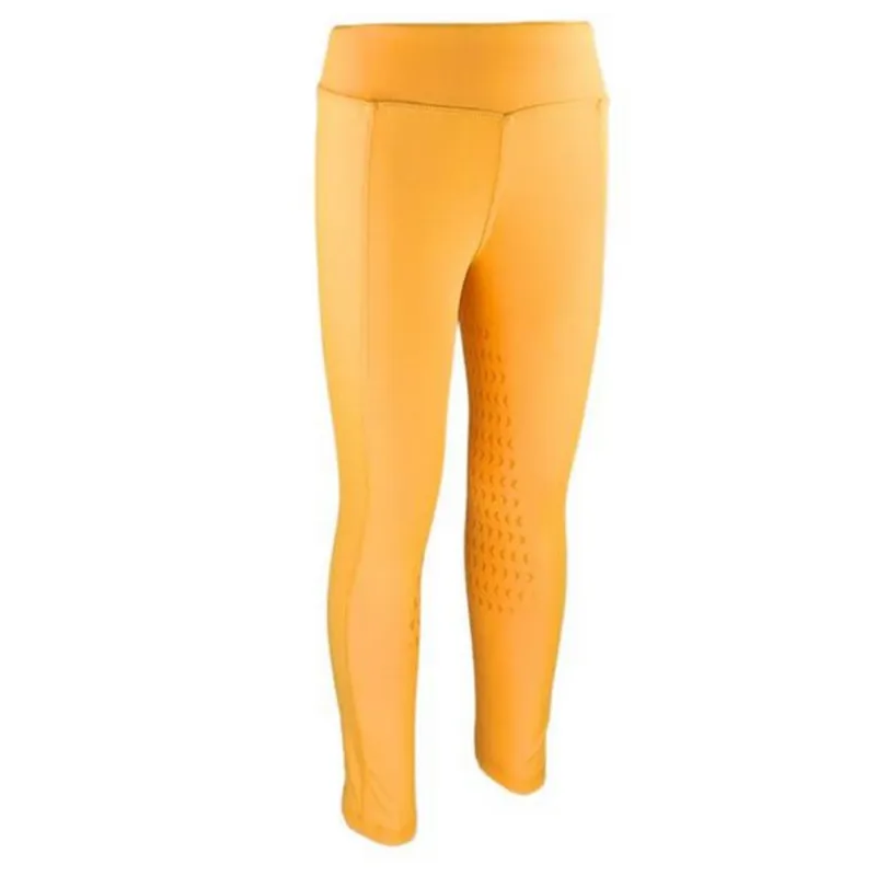 Cameo Junior Core Riding Tights - Canary