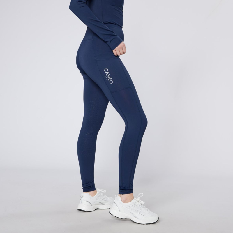Cameo Ladies Core Collection Riding Tights - Navy-2