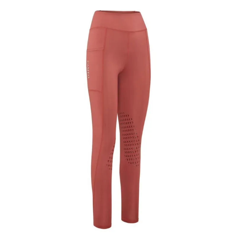 Cameo Ladies Core Collection Riding Tights - Terracotta