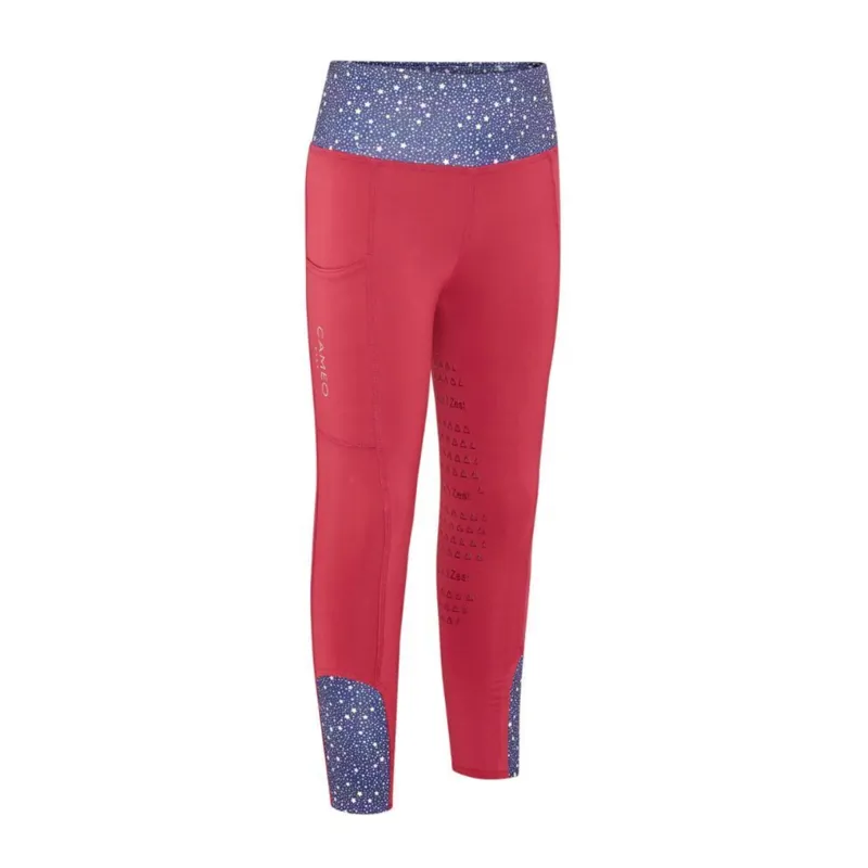 Cameo Junior Zest Riding Tights - Berry Stars