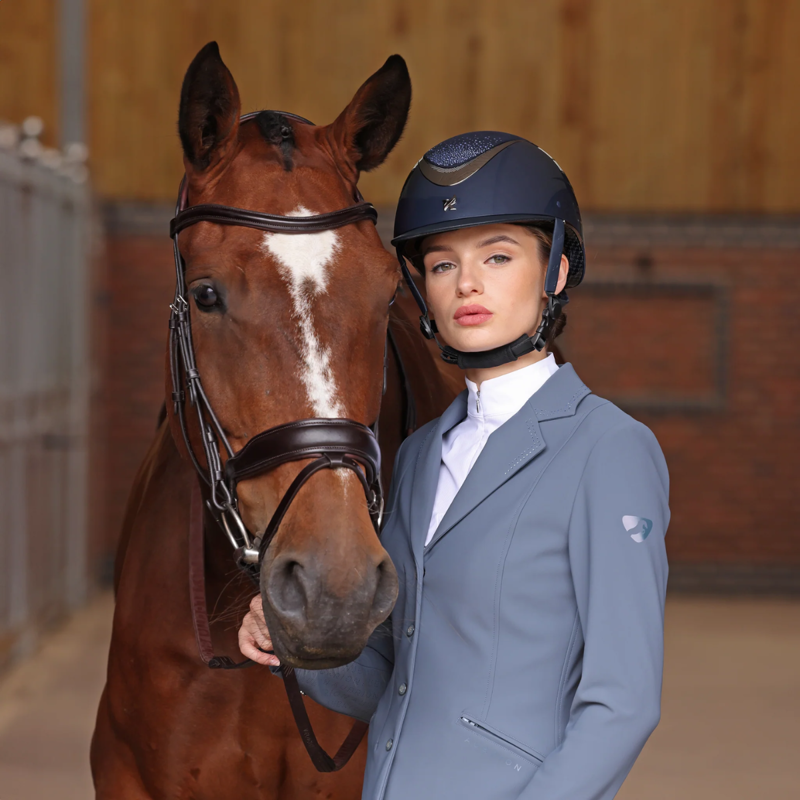Shires Karben Ariel Ellipse SP Riding Hat - Navy-6