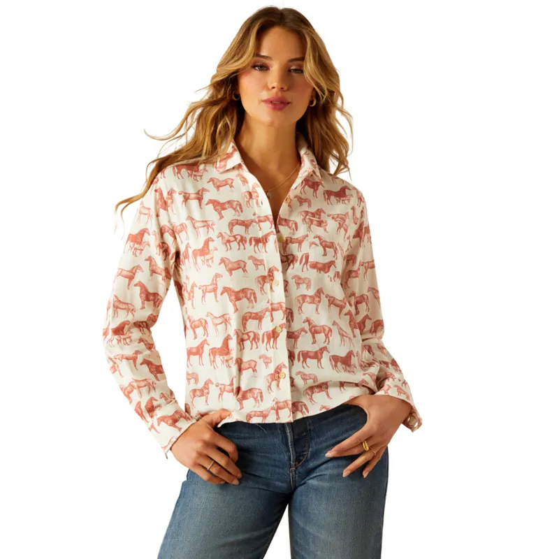 Ariat Women's Rudford Shirt - Blushing Horse