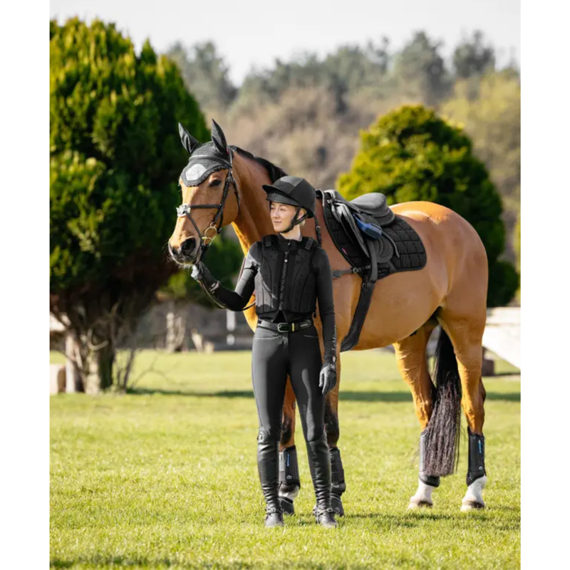 LeMieux 3D Mesh Self-Cool Eurojump Square - Black-3