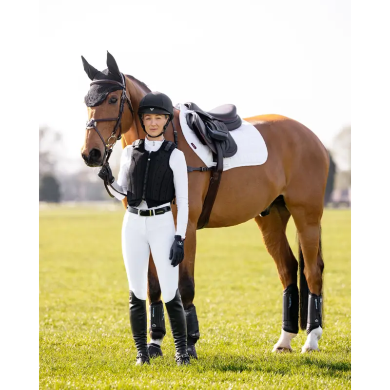 LeMieux 3D Mesh Self-Cool Eurojump Square - White-3