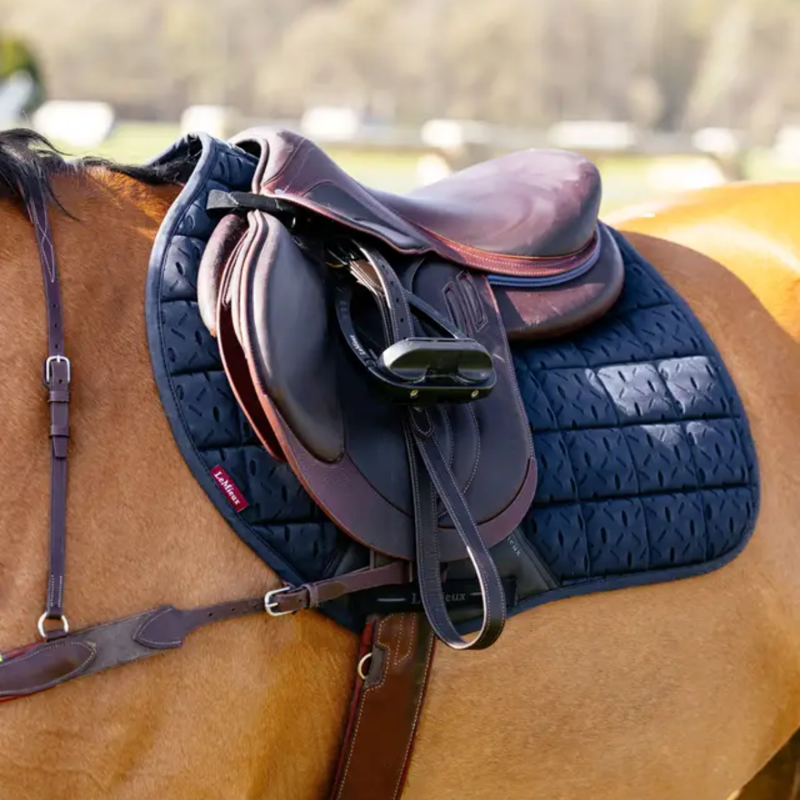 LeMieux 3D Mesh Self-Cool Eurojump Square - Navy-1