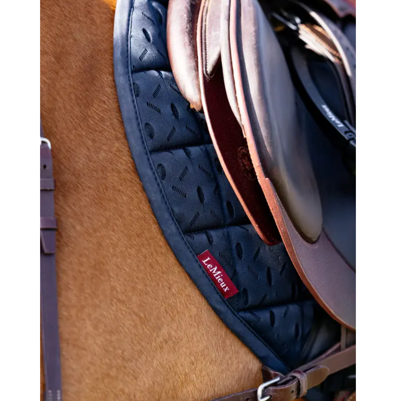 LeMieux 3D Mesh Self-Cool Eurojump Square - Navy-3