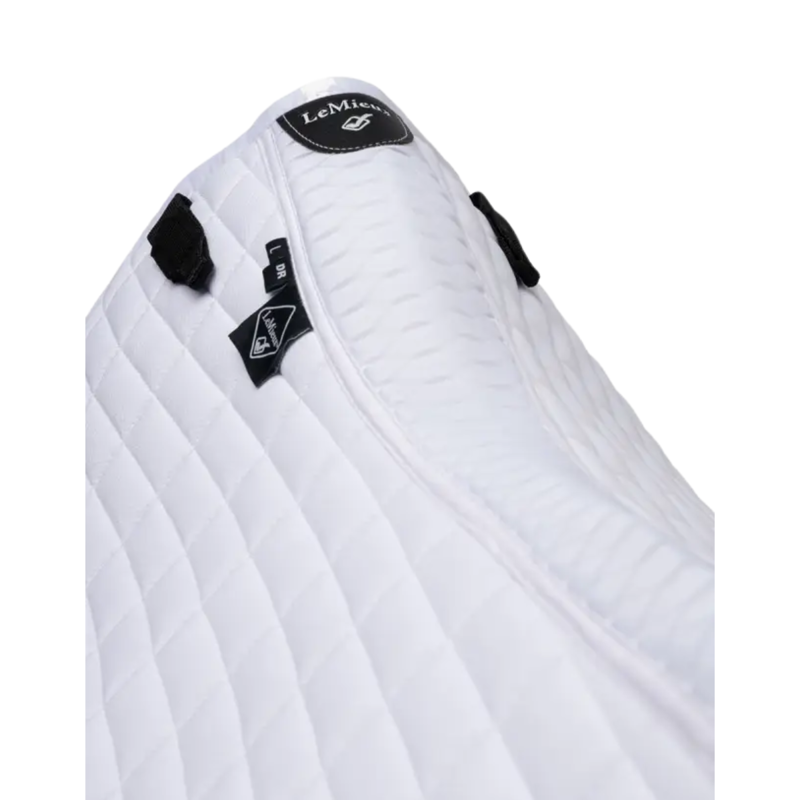 LeMieux Self-Cool Dressage Square - Arctic White-1