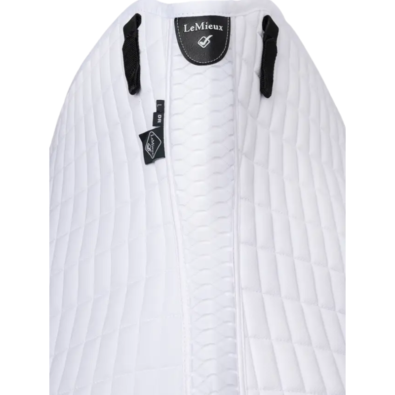 LeMieux Self-Cool Dressage Square - Arctic White-2