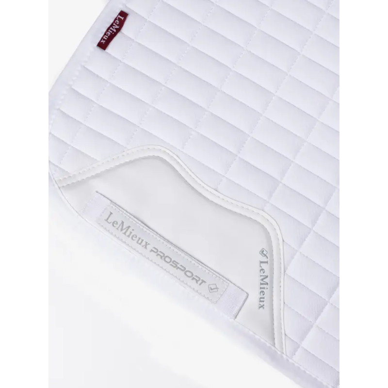 LeMieux Self-Cool Dressage Square - Arctic White-3