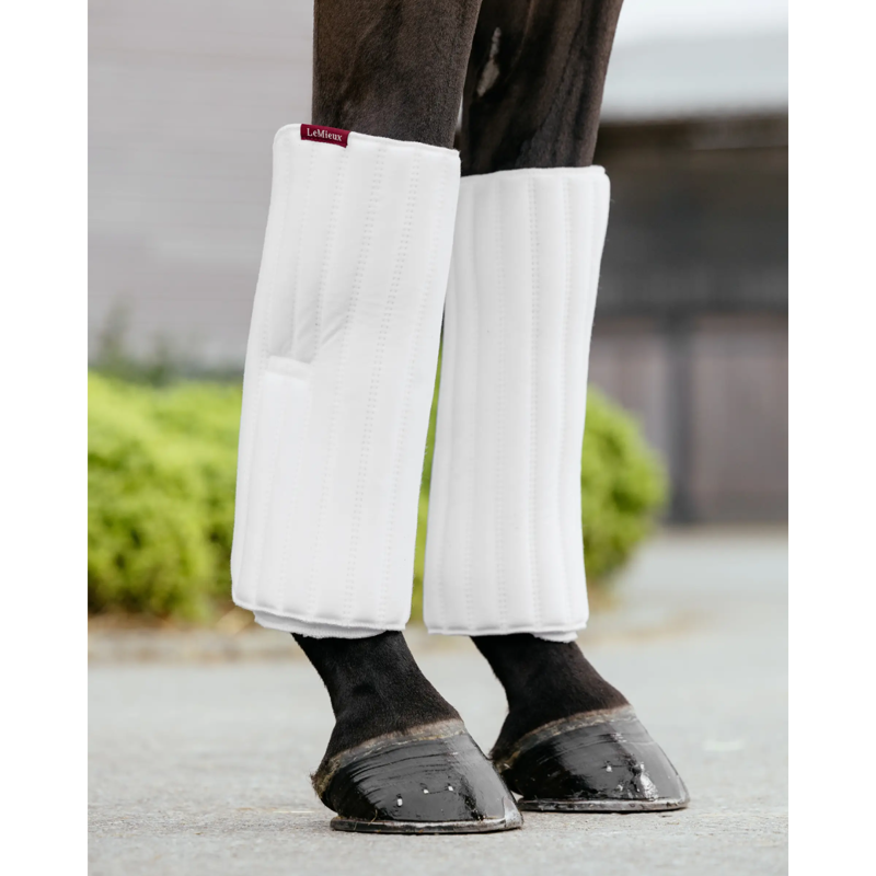 LeMieux Memory Foam Bandage Pads - White-3