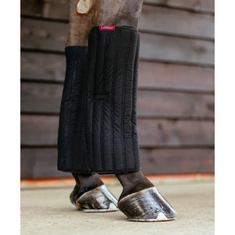 LeMieux Memory Foam Bandage Pads - Black-1