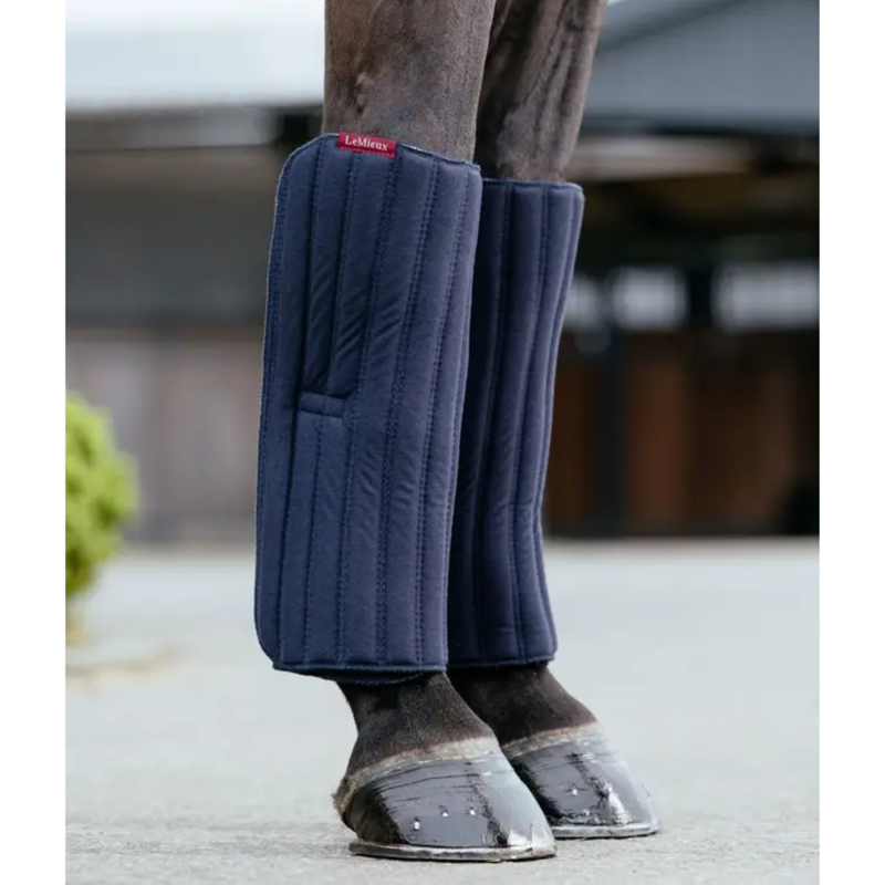 LeMieux Memory Foam Bandage Pads - Navy-1