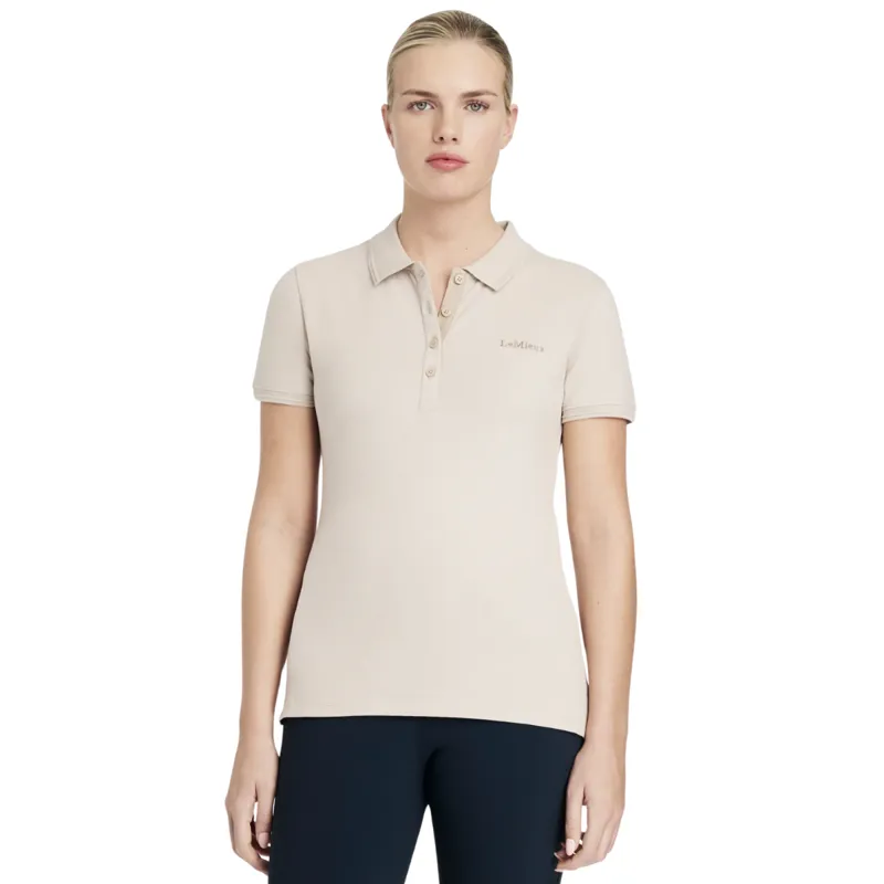 LeMieux Classique Polo Shirt - Stone