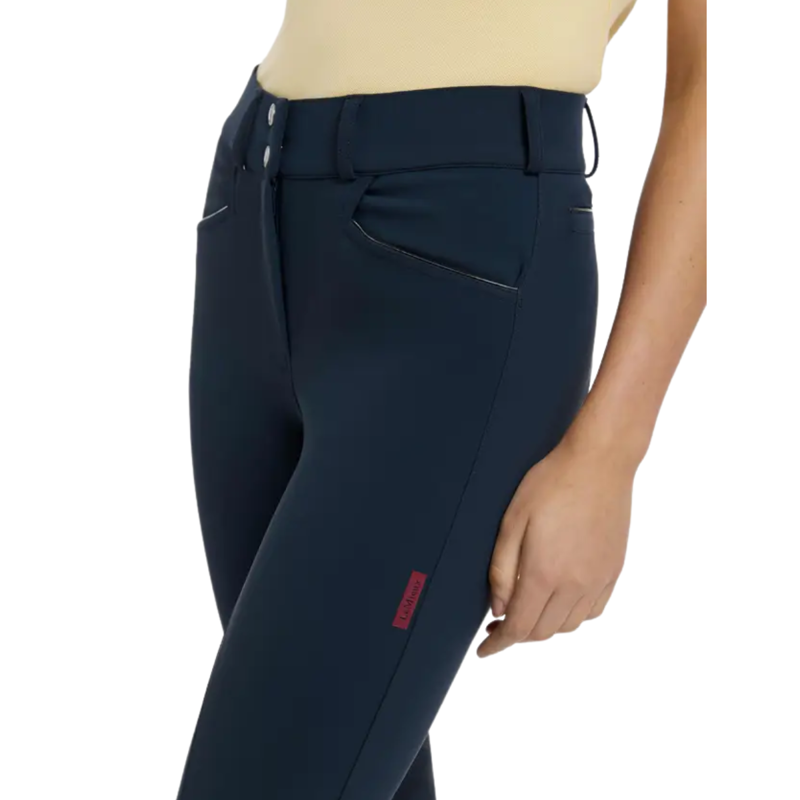 LeMieux Imogen Knee Grip Breeches - Navy-2