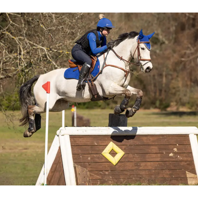 LeMieux Cotton GP Square - Benetton Blue-2