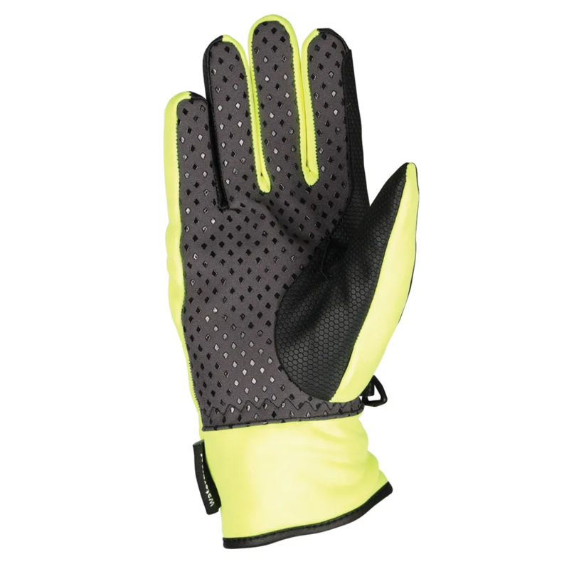 Hy Equestrian Reflective Waterproof Multipurpose Gloves - Yellow/Black-1