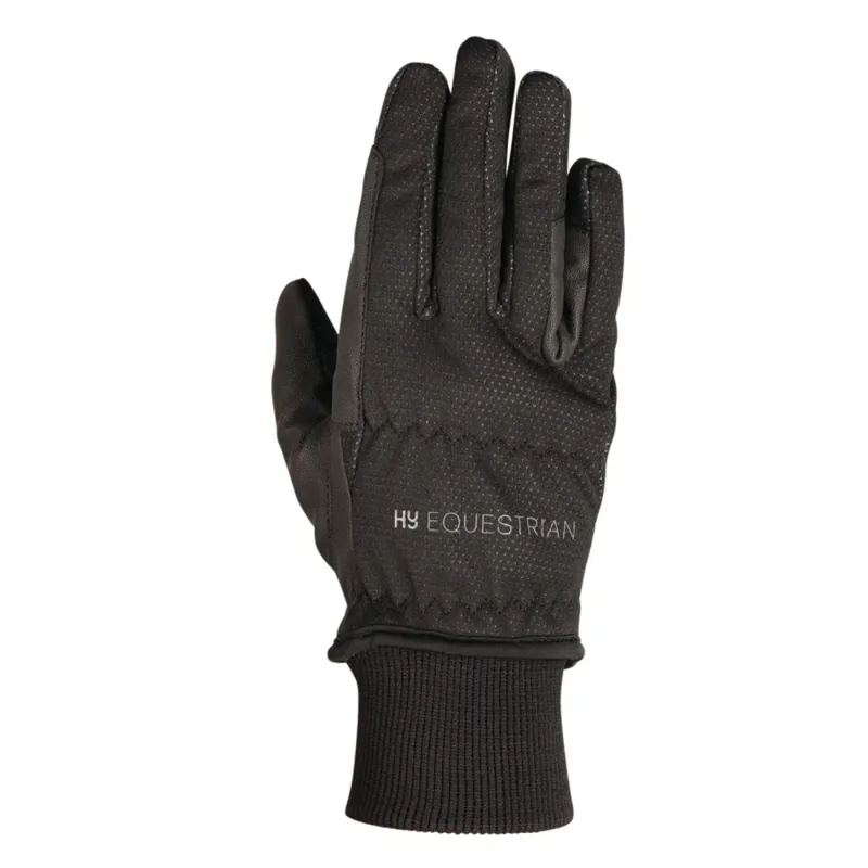 Hy Equestrian Storm Breaker Thermal Gloves - Black