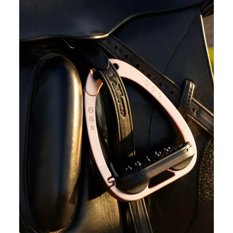 LeMieux Vector Control Stirrup - Rose Gold-3