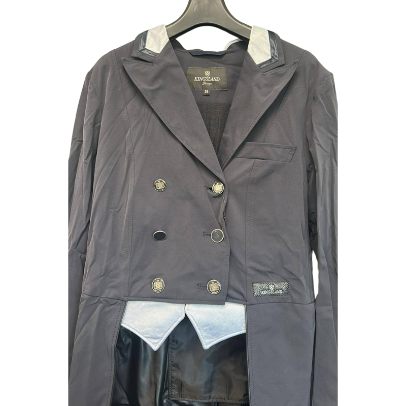 Kingsland Ladies Technical Dressage Riding Jacket - Navy-2