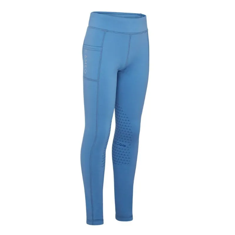 Cameo Junior Winter Riding Tights - Blue