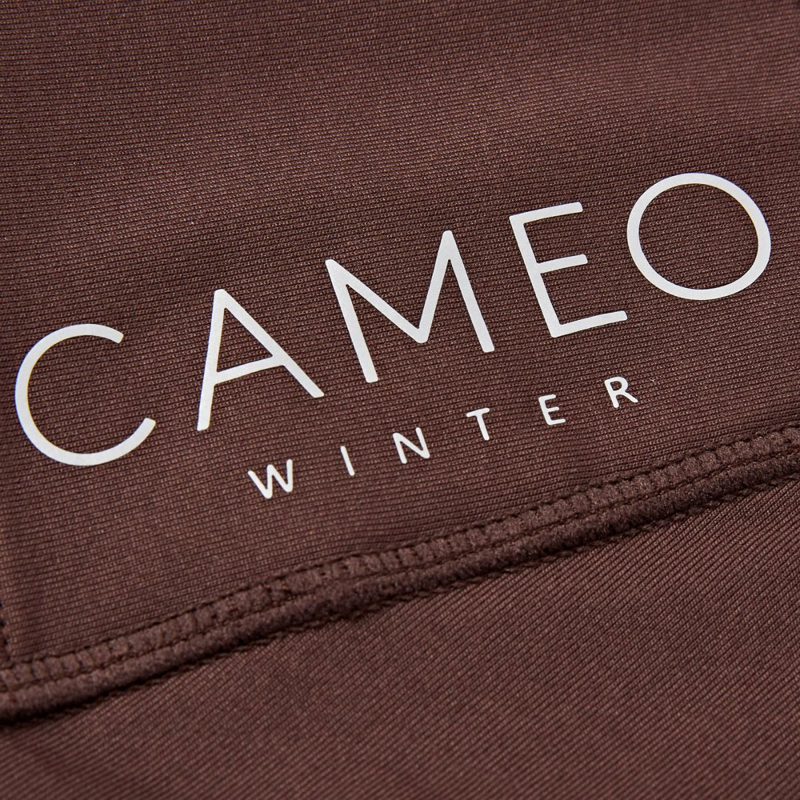 Cameo Junior Winter Riding Tights - Brown-1