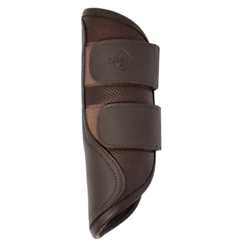 LeMieux Capella Leather Brushing Boots - Brown-2