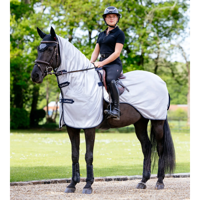 LeMieux Ride On Fly Rug - Grey-1