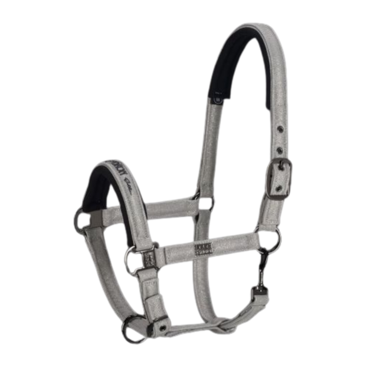 Eskadron Mesh Glitter Headcollar - Nude