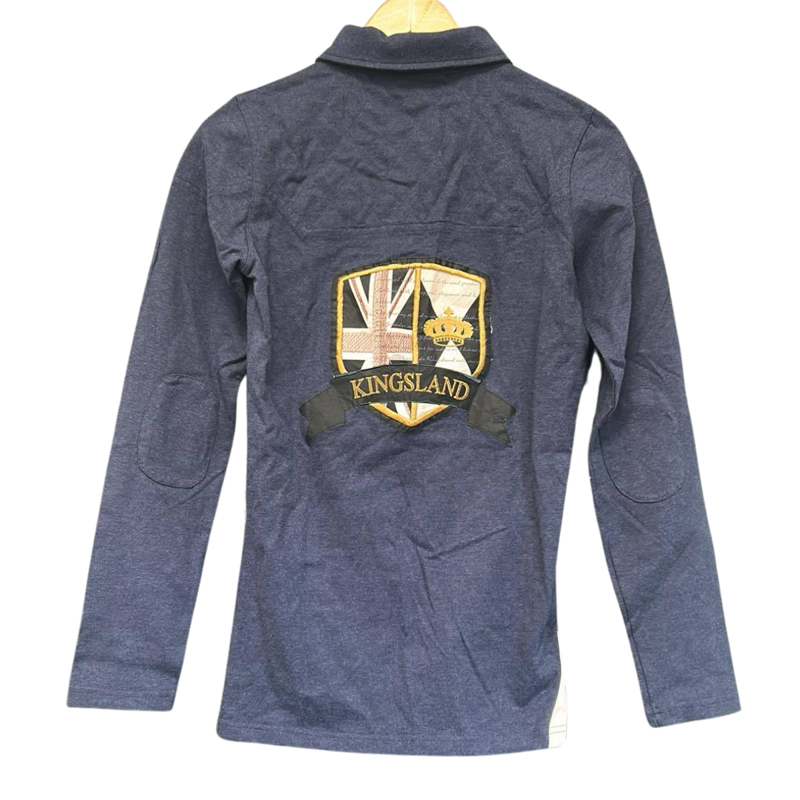 Kingsland Ladies Alperton Polo Shirt - Navy Melange-1