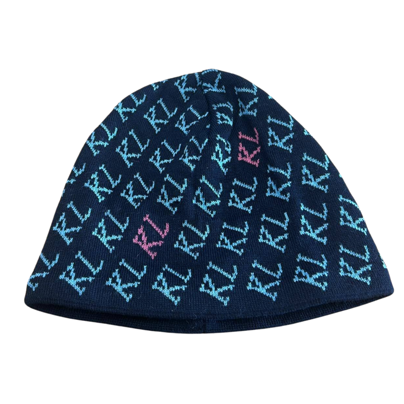 Kingsland Beanie Hat - Navy/Ocean/Purple