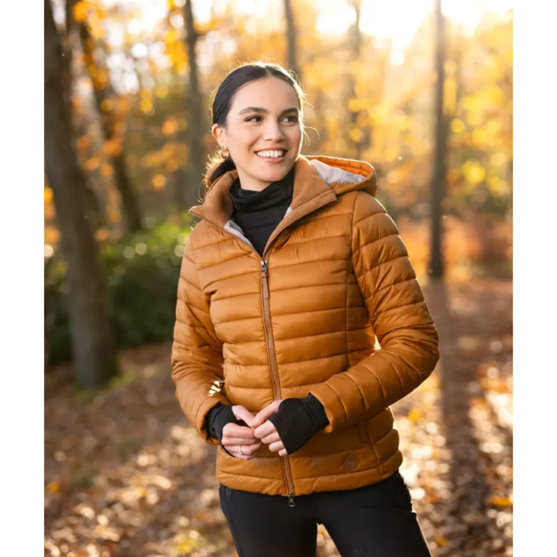 LeMieux Tilly Hooded Puffer Jacket - Ginger-3