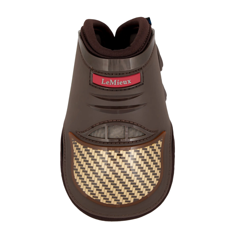 LeMieux EXO Flex Fetlock Boot - Brown/Gold-1