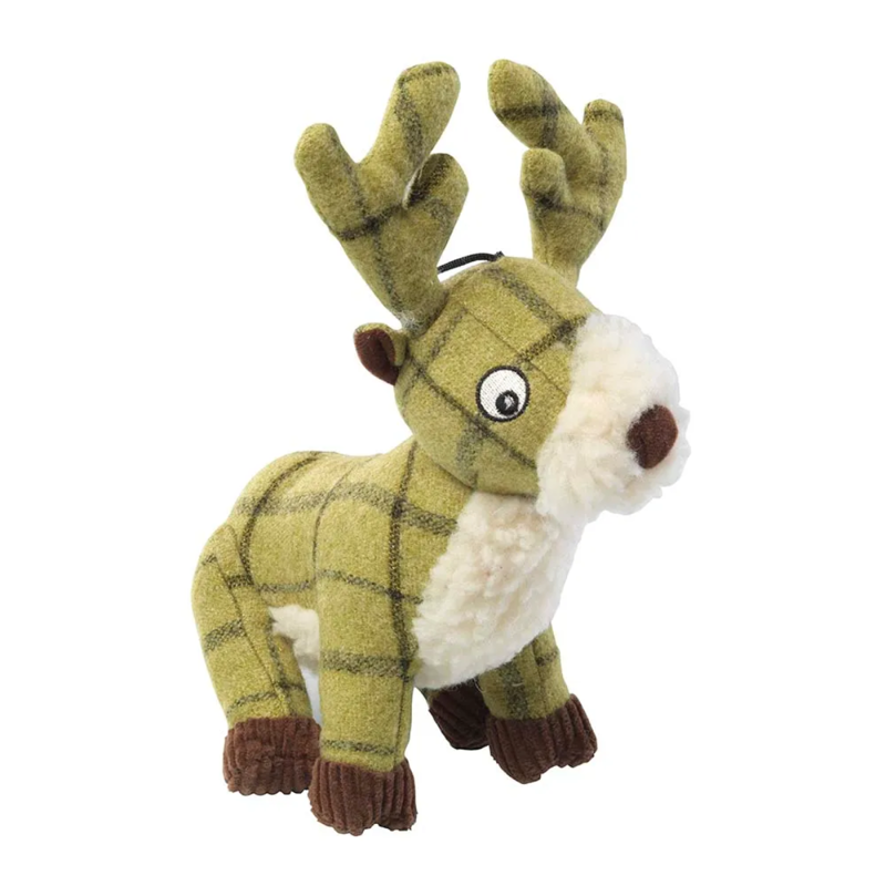 House of Paws Tweed Plush Toy - Stag