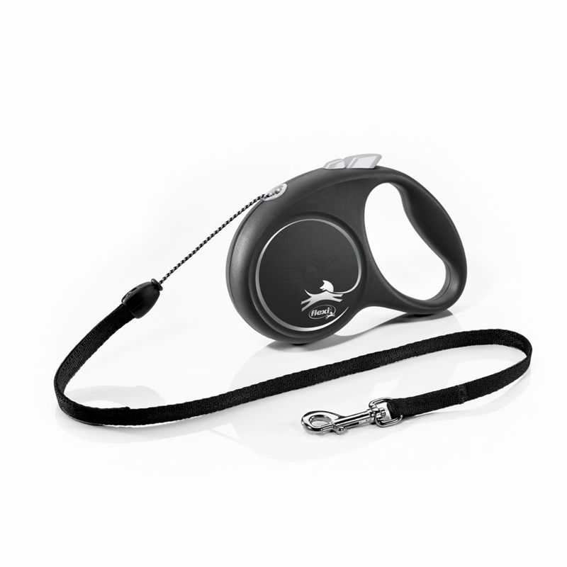 Flexi Black Design Cord 5M Small - Black