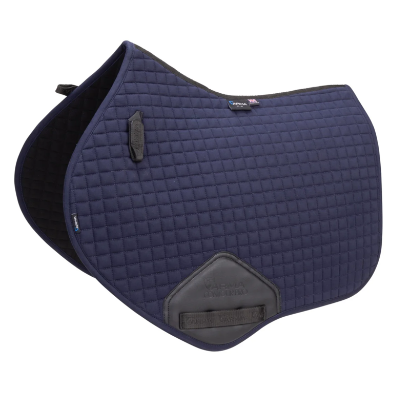 Shires ARMA Deluxe Cotton Jump Saddlecloth - Navy