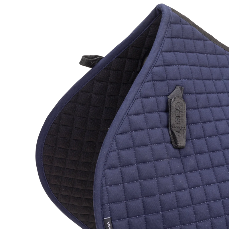 Shires ARMA Deluxe Cotton Jump Saddlecloth - Navy-2